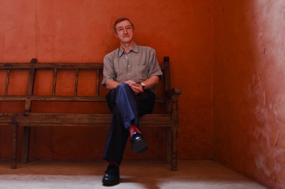 Julian Barnes poses for a photogr